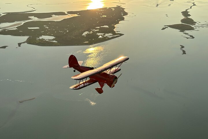 Island and Bolivar Tour, Open Cockpit Biplane Ride - Photo 1 of 7